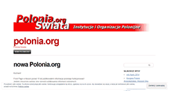 Desktop Screenshot of polonia2012.wordpress.com