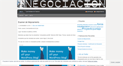 Desktop Screenshot of negociacionmgh4.wordpress.com