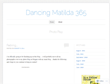 Tablet Screenshot of dancingmatilda365.wordpress.com