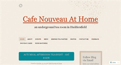 Desktop Screenshot of cafenouveau.wordpress.com