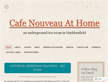 Tablet Screenshot of cafenouveau.wordpress.com