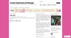 Desktop Screenshot of centroveterinarioelrefugio.wordpress.com