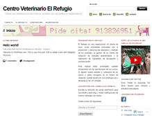 Tablet Screenshot of centroveterinarioelrefugio.wordpress.com