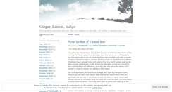 Desktop Screenshot of gingerlemonindigo.wordpress.com