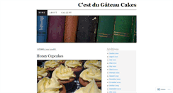 Desktop Screenshot of cestdugateaucakes.wordpress.com