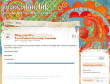 Tablet Screenshot of eurovisionclub.wordpress.com