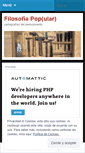 Mobile Screenshot of filosofapop.wordpress.com