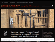 Tablet Screenshot of filosofapop.wordpress.com