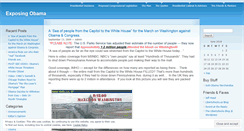 Desktop Screenshot of exposingobama.wordpress.com