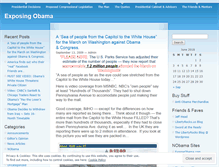 Tablet Screenshot of exposingobama.wordpress.com