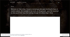 Desktop Screenshot of iseeaface.wordpress.com