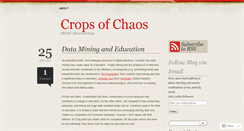 Desktop Screenshot of cropsofchaos.wordpress.com