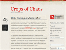 Tablet Screenshot of cropsofchaos.wordpress.com