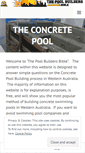 Mobile Screenshot of poolbuildingwa.wordpress.com