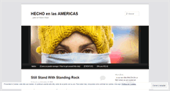 Desktop Screenshot of hechoenlasamericas.wordpress.com