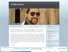 Tablet Screenshot of eljardinbentonico.wordpress.com