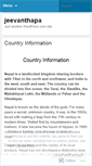 Mobile Screenshot of jeevanthapa.wordpress.com