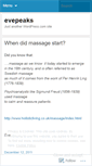 Mobile Screenshot of evepeaks.wordpress.com