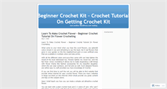 Desktop Screenshot of crochettutorial.wordpress.com