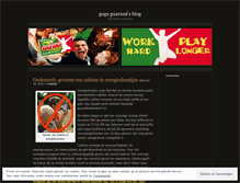 Tablet Screenshot of gogoguarana.wordpress.com