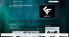 Desktop Screenshot of fearandfancy.wordpress.com