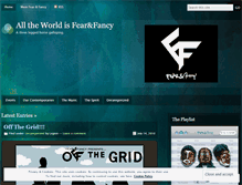 Tablet Screenshot of fearandfancy.wordpress.com