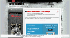 Desktop Screenshot of blogdomano.wordpress.com