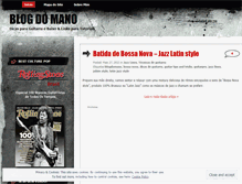 Tablet Screenshot of blogdomano.wordpress.com