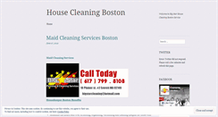 Desktop Screenshot of housecleaningbostonma.wordpress.com