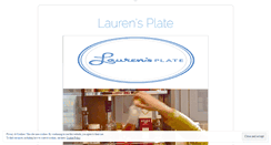 Desktop Screenshot of laurensplate.wordpress.com