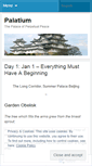 Mobile Screenshot of palatium.wordpress.com