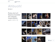 Tablet Screenshot of ahbuoh.wordpress.com