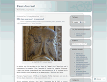 Tablet Screenshot of fauxjournal.wordpress.com