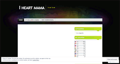 Desktop Screenshot of iheartmama.wordpress.com