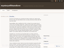 Tablet Screenshot of mystoryoflifeandlove.wordpress.com
