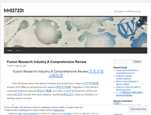 Tablet Screenshot of hh02722t.wordpress.com