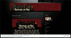 Desktop Screenshot of festivalofsin.wordpress.com