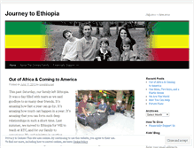 Tablet Screenshot of journey2ethiopia.wordpress.com