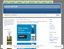 Tablet Screenshot of localedition.wordpress.com