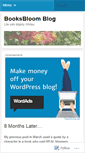 Mobile Screenshot of booksbloom.wordpress.com