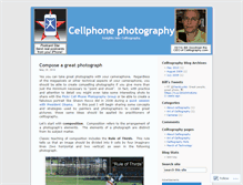 Tablet Screenshot of celltography.wordpress.com