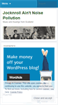 Mobile Screenshot of jocknroll.wordpress.com