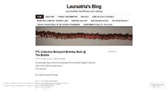 Desktop Screenshot of lauraatria.wordpress.com