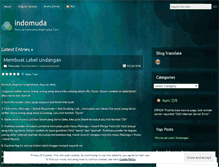 Tablet Screenshot of indomuda.wordpress.com