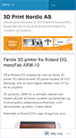 Mobile Screenshot of 3dprintnorge.wordpress.com