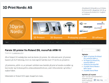 Tablet Screenshot of 3dprintnorge.wordpress.com