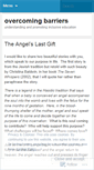 Mobile Screenshot of overcomingbarriers.wordpress.com