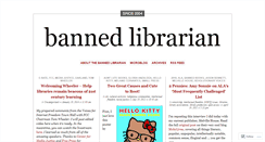 Desktop Screenshot of bannedlibrarian.wordpress.com