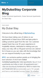 Mobile Screenshot of mydubaistay.wordpress.com