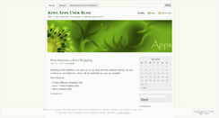Desktop Screenshot of kiwiapps.wordpress.com